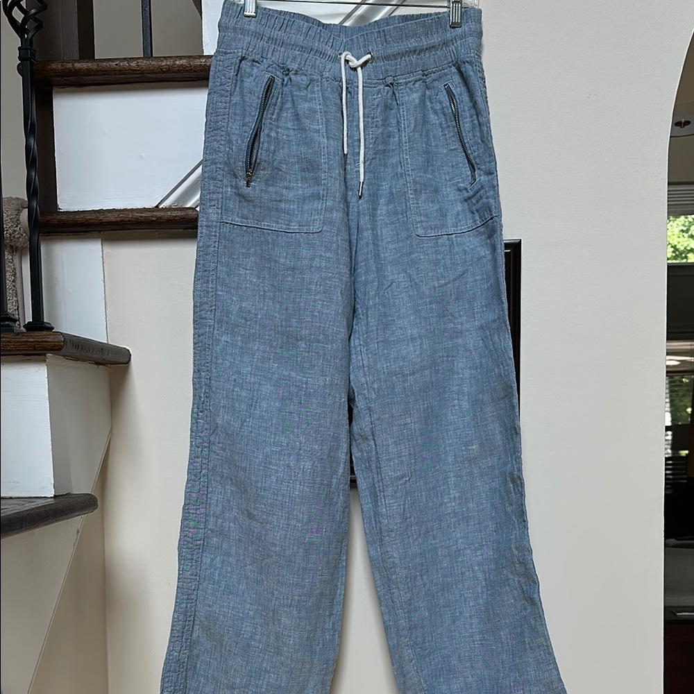 Athleta High Rise Linen Retreat pants